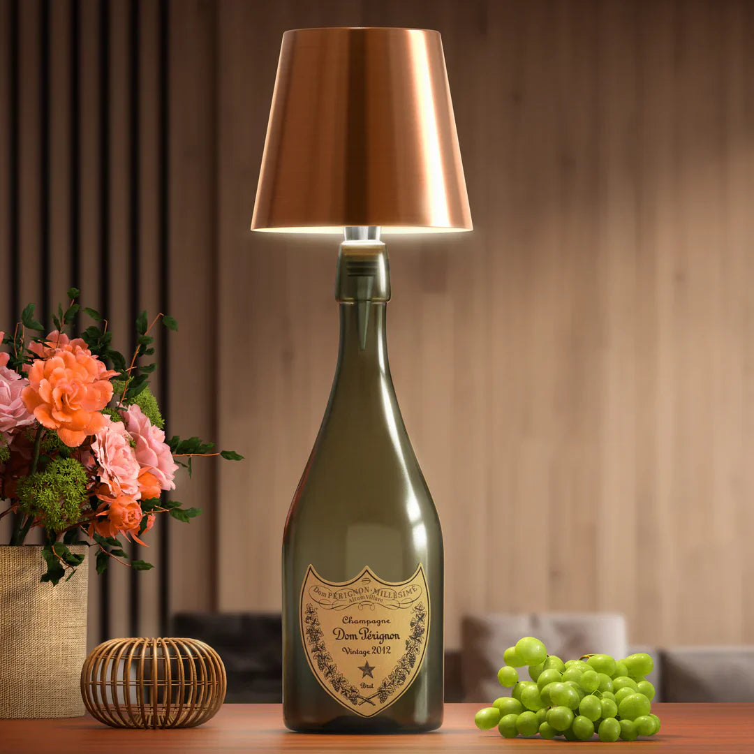 BottleLamp – Trådløs Genopladelig Flaskelampe til Hygge og Dekorativ Belysning