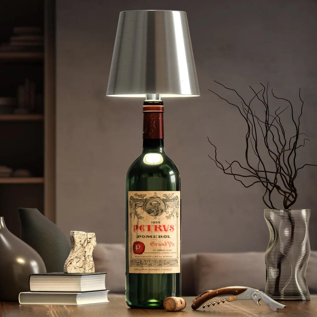 BottleLamp – Trådløs Genopladelig Flaskelampe til Hygge og Dekorativ Belysning