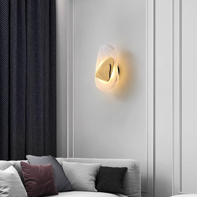 CrystalBeam – Kreativ Moderne LED Væglampe i Glas til Elegant og Unik Indretning