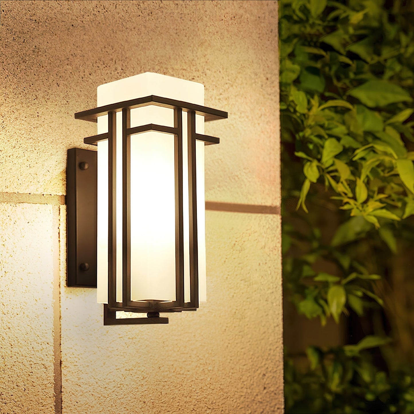 Linden Glow – Elegant Udendørs Væglampe til Facade, Terrasse og Havebelysning