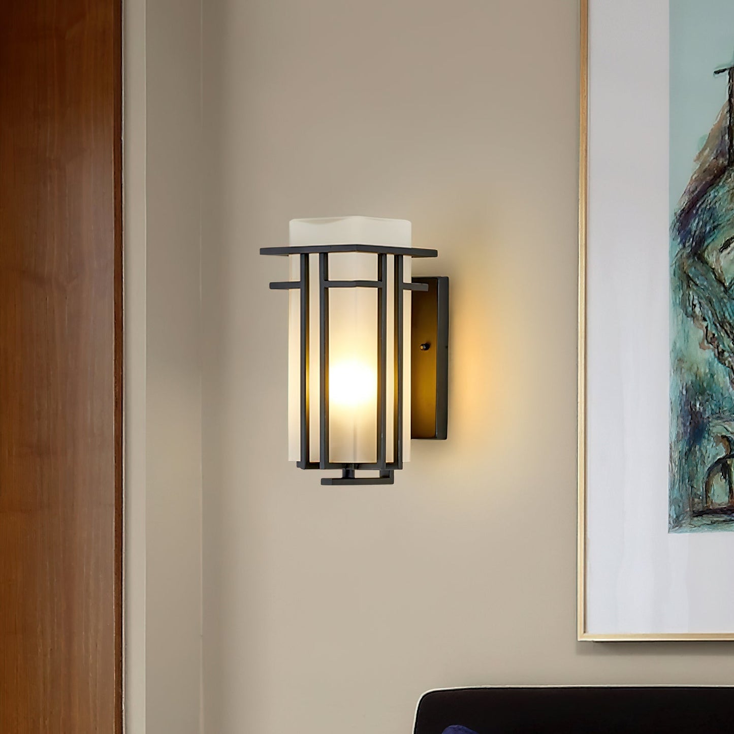 Linden Glow – Elegant Udendørs Væglampe til Facade, Terrasse og Havebelysning