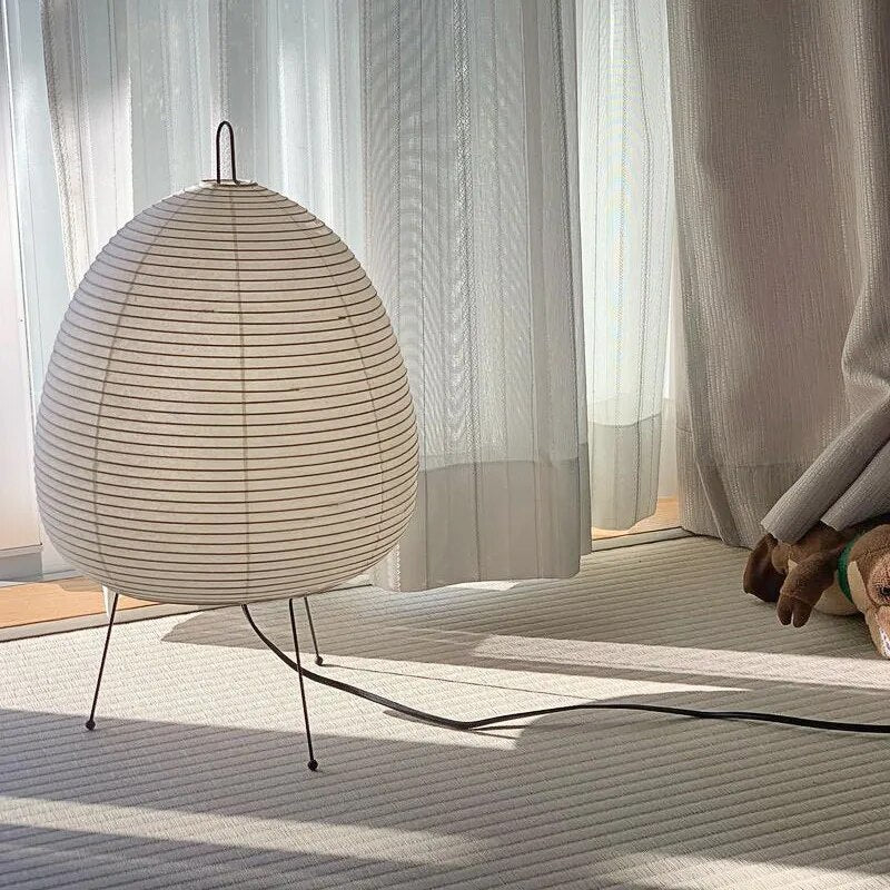 ZenLight – Japanske Rispapirslamper i Traditionelt Design til Hyggelig og Naturlig Belysning