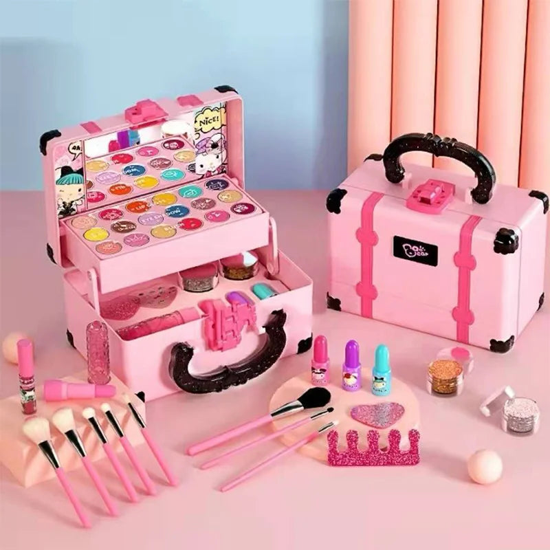 GlamFun Sæt – Makeup til Børn | Kreativt & Sjovt Lege-Makeupsæt