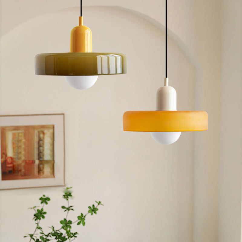 Bauhaus ColorGlass – Pendellampe i Farvet Glas med Ikonisk Bauhaus Design til Moderne Indretning