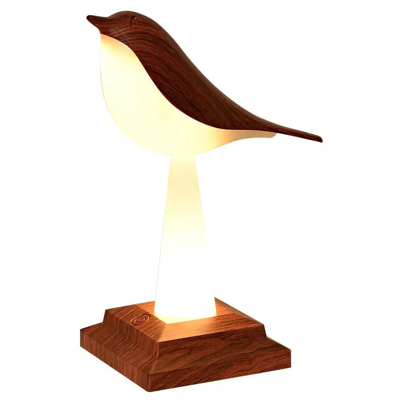 MissBird V2 – Unik Bordlampe i Moderne Design med Eksklusivt Fugl-Motiv