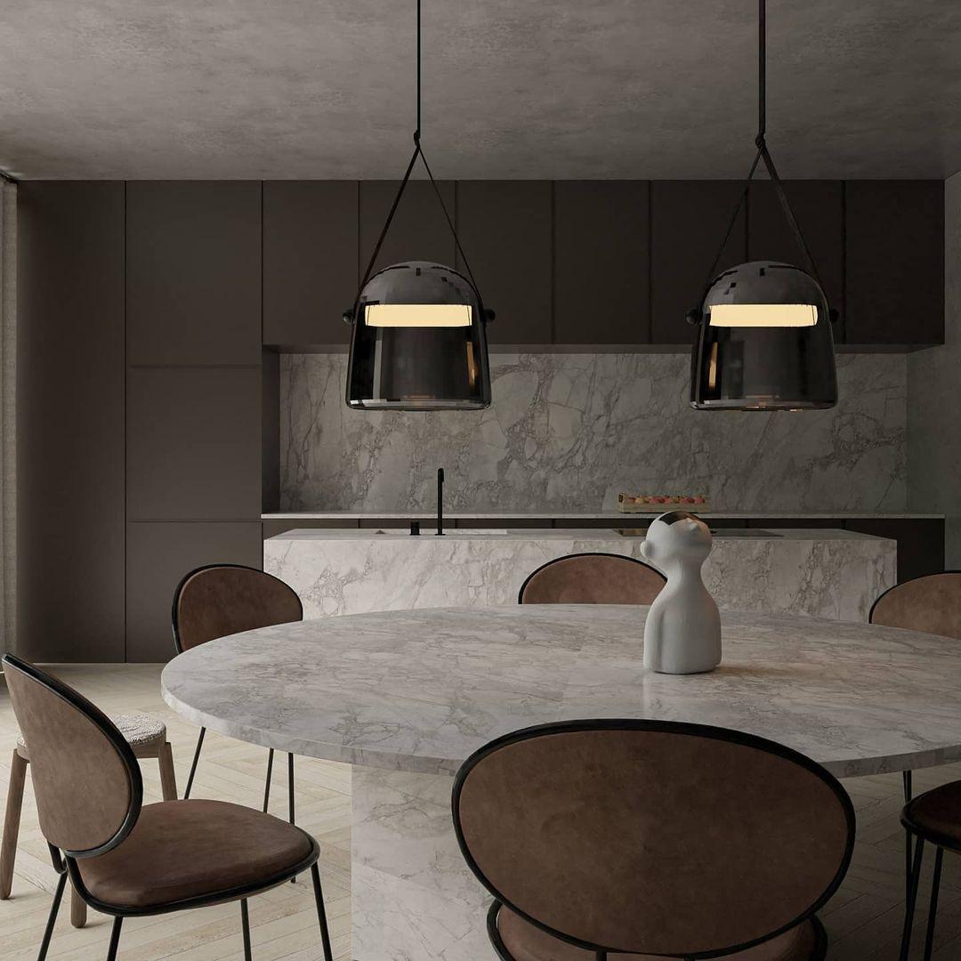 Mona – Elegant Pendellampe i Moderne Design til Spisestue, Køkken og Stue