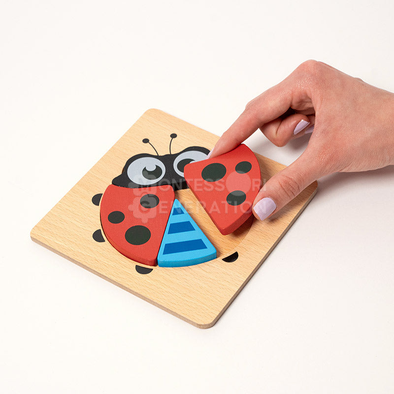 HappyPuzzles – Træpuslespil til Børn 2+ | Sjov & Læring i Farverigt Design