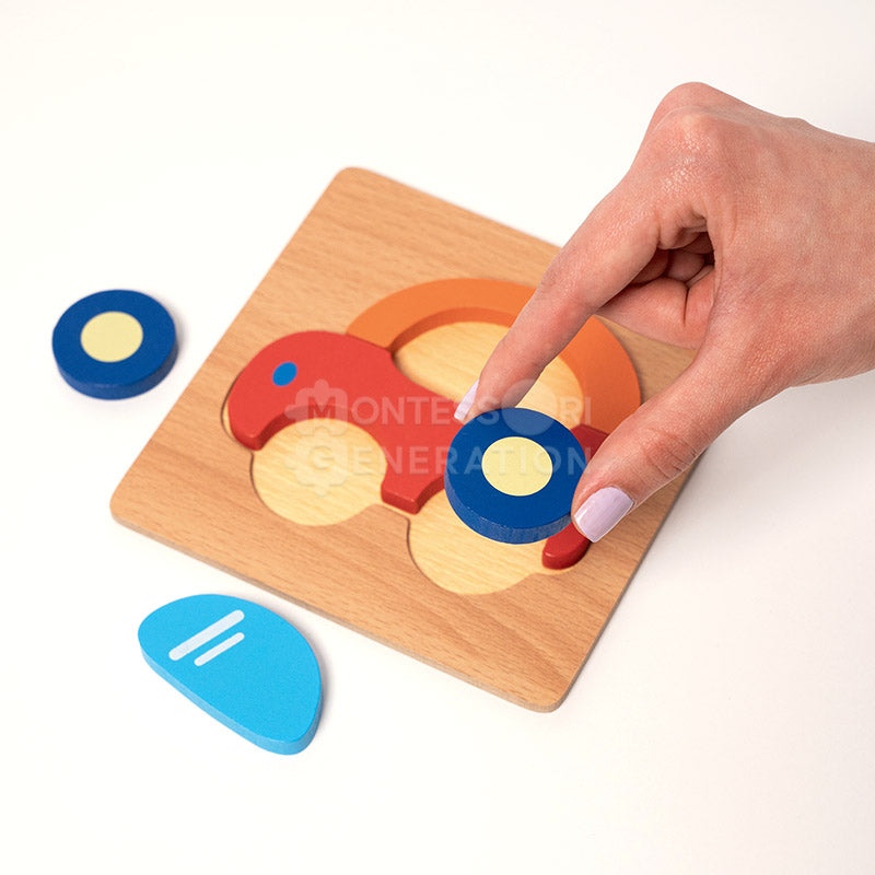 HappyPuzzles – Træpuslespil til Børn 2+ | Sjov & Læring i Farverigt Design