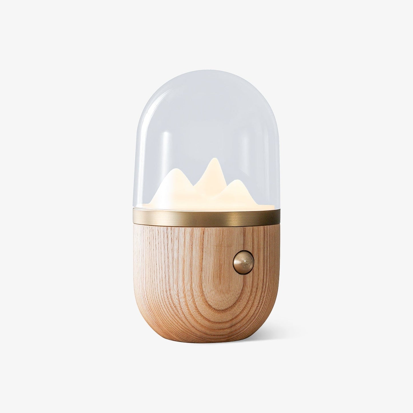 Bjergtop Glow – Unik Natbordslampe i Naturinspireret Design til Hygge og Stemning