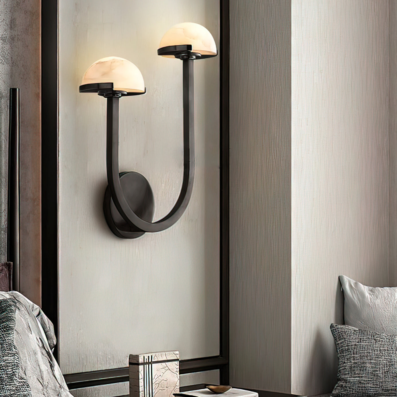 SvampGlow Hundelampe - Organisk Alabaster Design