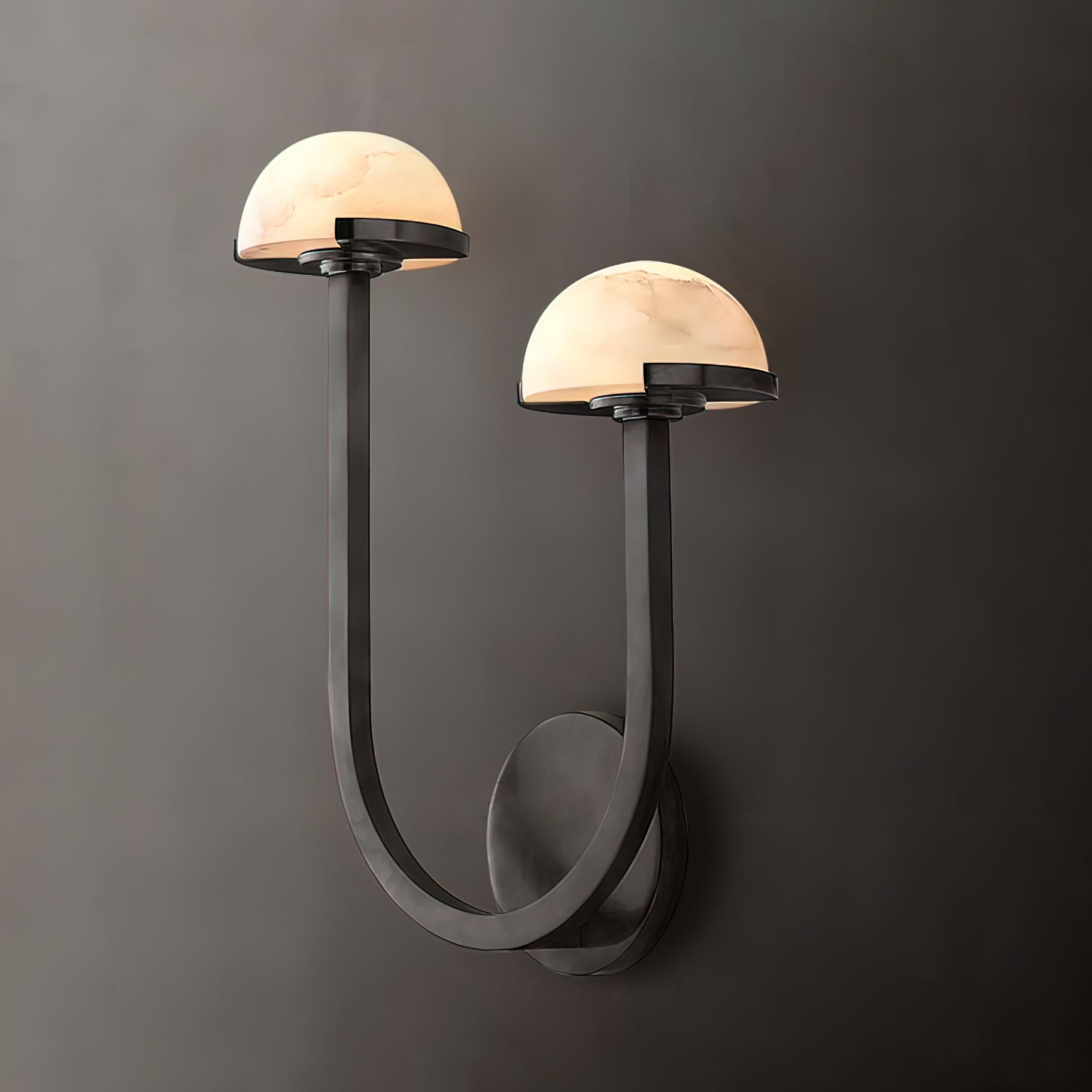 SvampGlow Hundelampe - Organisk Alabaster Design