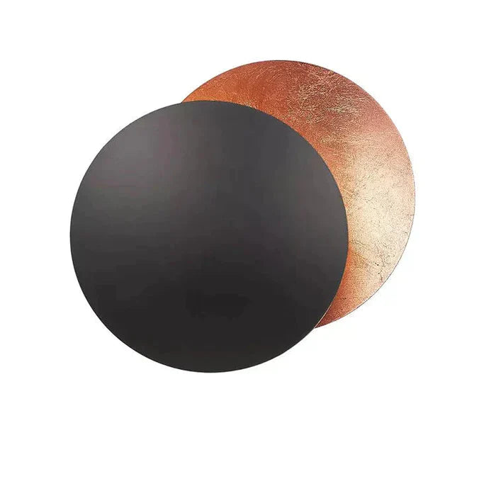 EclipseLamp – Solcelledrevet Udendørs Væglampe med Unikt Solformørkelsesdesign til Facade og Terrasse
