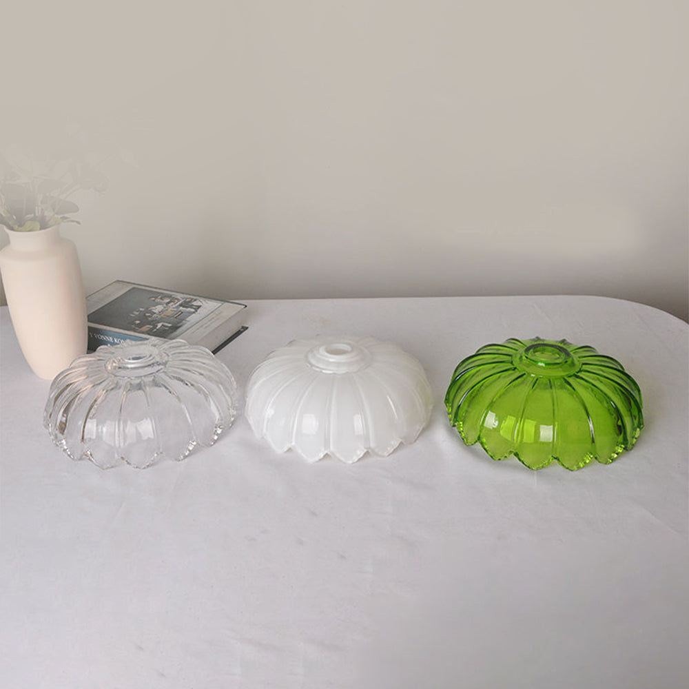 FloraGlaze Vintage – Hængelampe med Glaseret Blomsterdesign i Klassisk Retrostil