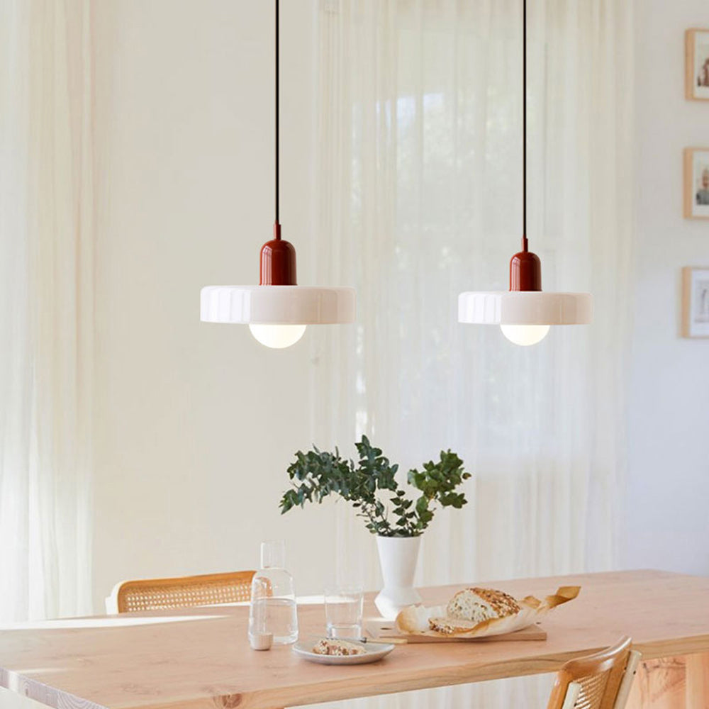 Bauhaus ColorGlass – Pendellampe i Farvet Glas med Ikonisk Bauhaus Design til Moderne Indretning