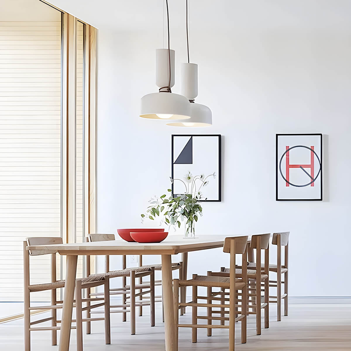 Orlee pendel med geometrisk design – Moderne stilfuld hængelampe til stue, køkken og spisestue