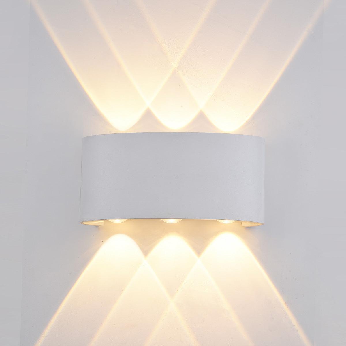 Eleganță și lumină cu Ortelo - Lampa de perete albă de 6W și 17cm