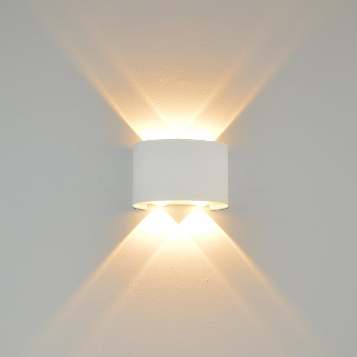 Elegant Ortelo 4W 12cm Hvid Væglampe – Perfekt til Moderne Hjem