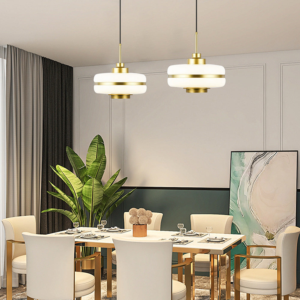 Nordisk Luksus Glaspendel – Elegant Loftlampe til Spisestue, Køkken og Stue