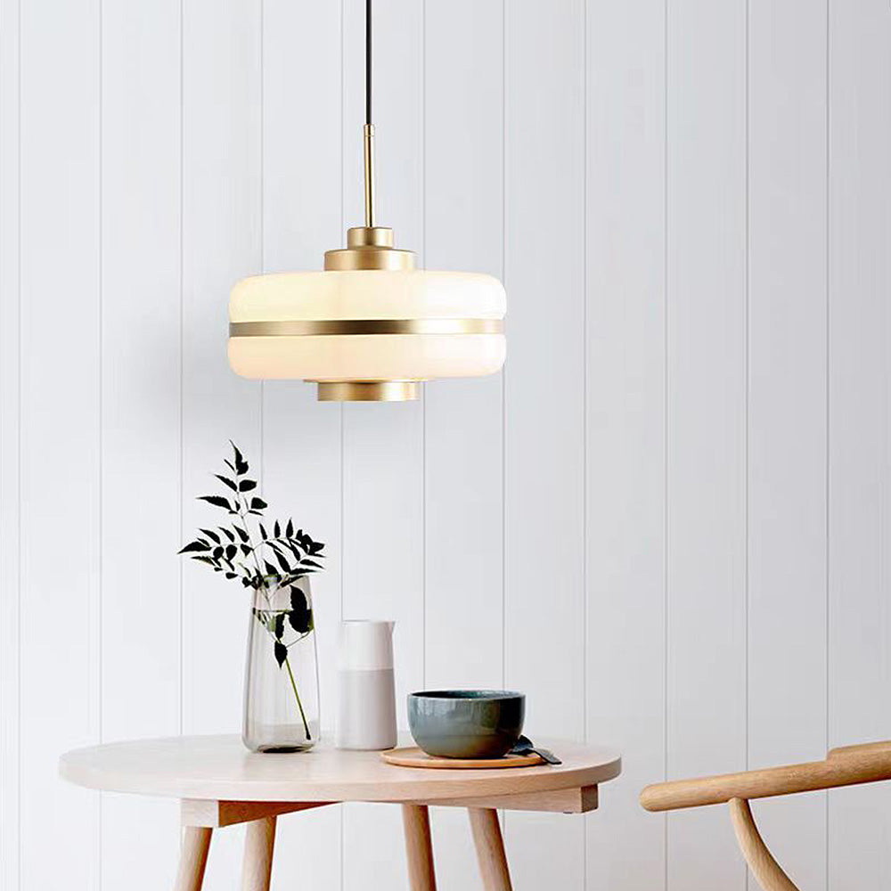 Nordisk Luksus Glaspendel – Elegant Loftlampe til Spisestue, Køkken og Stue