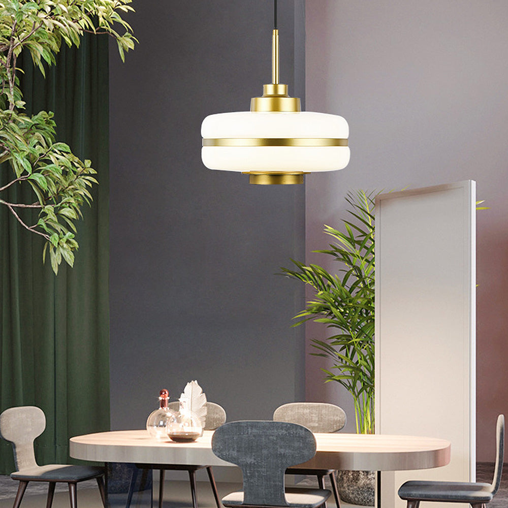 Nordisk Luksus Glaspendel – Elegant Loftlampe til Spisestue, Køkken og Stue