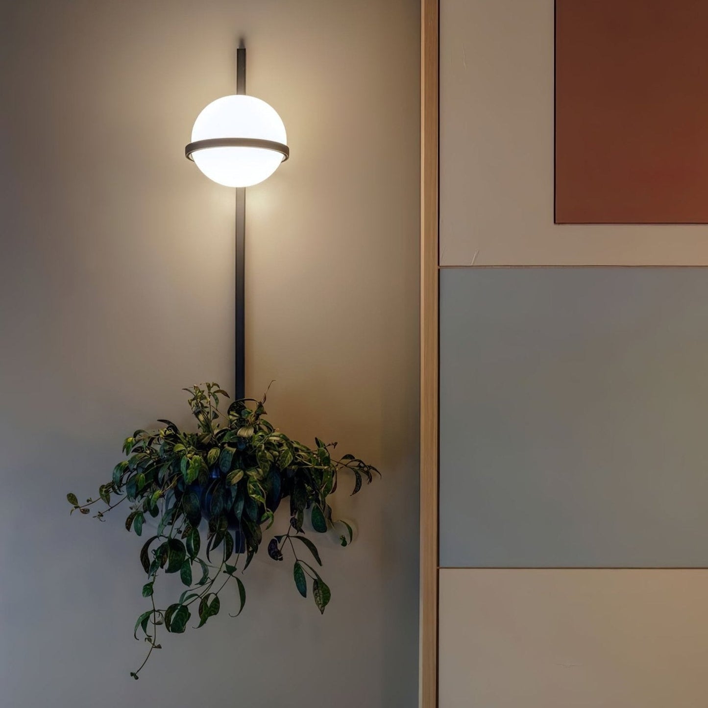 Solstice Glow – Elegant Udendørs Væglampe til Facade, Terrasse og Havebelysning