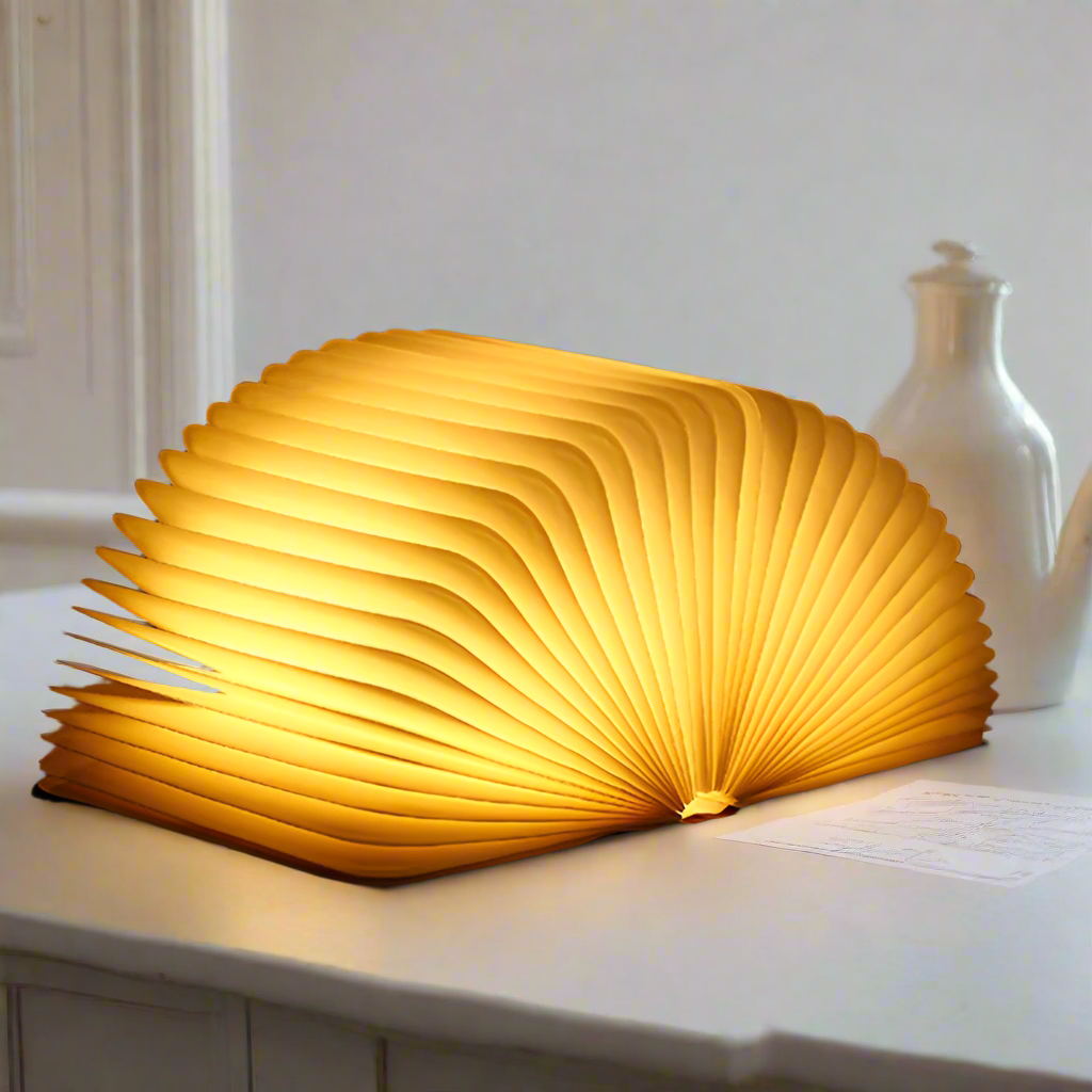 MagicBook Light – Kreativ Lampe i Bogdesign med Fortryllende Glød til Hygge og Dekorativ Indretning