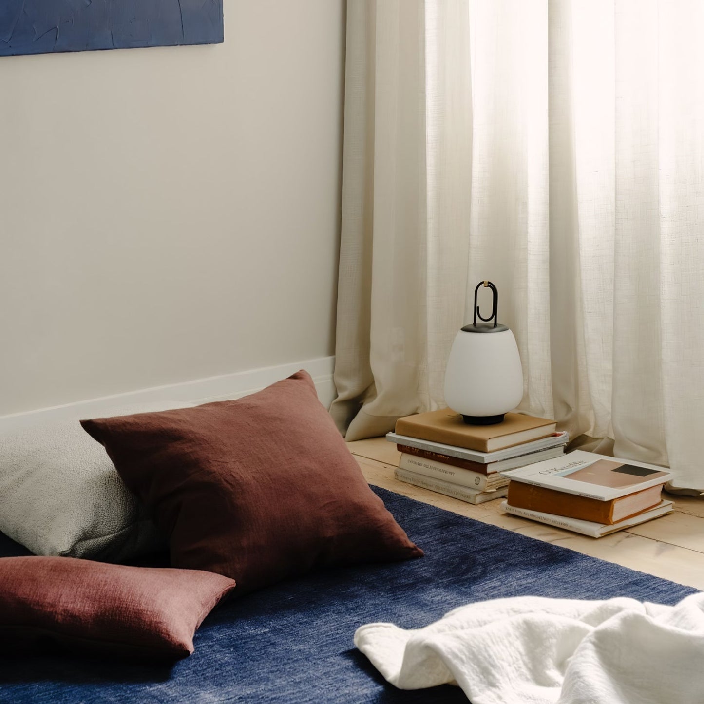 Portable Lantern – Bærbar Bordlampe med Indbygget Batteri til Hygge og Stemningsfuld Belysning