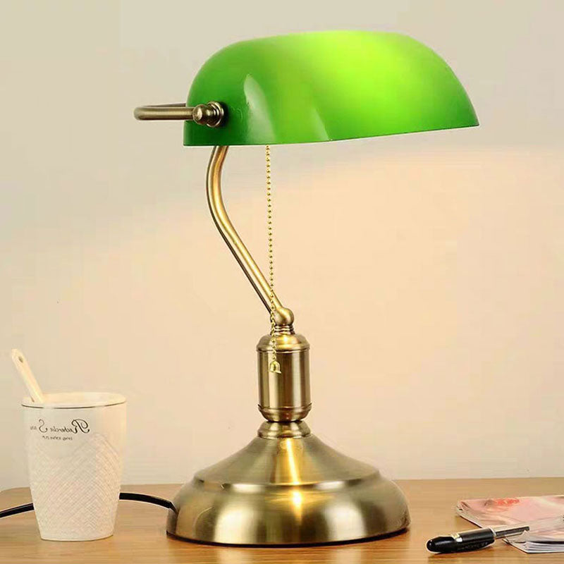Bordlampe i glas i europæisk stil – Elegant moderne lampe til stue, soveværelse og kontor