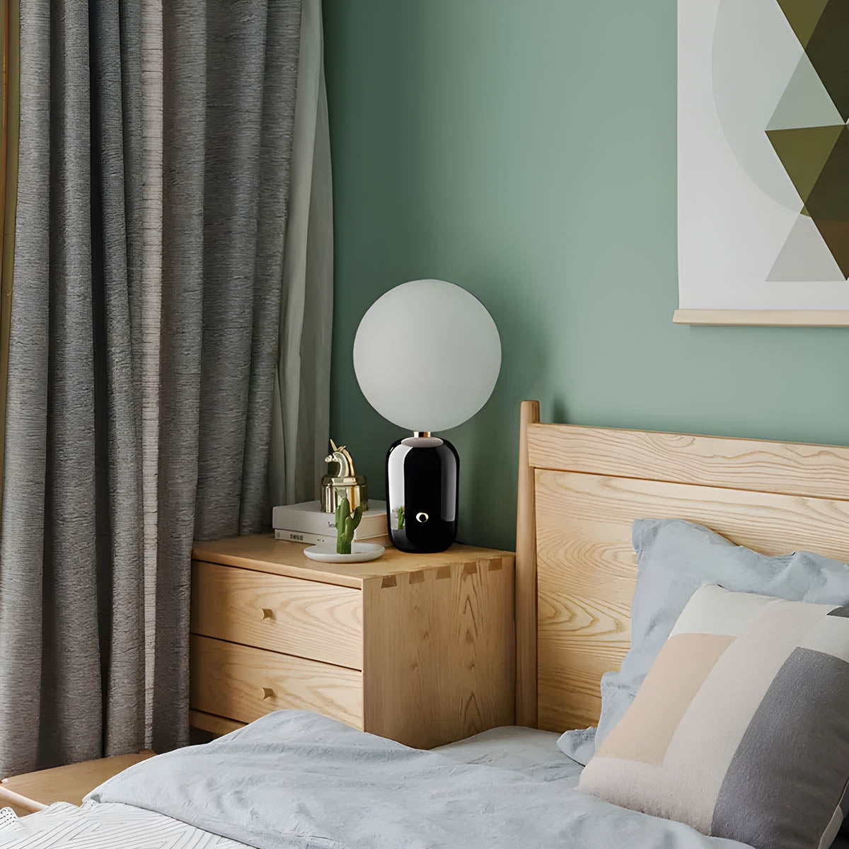 RAISO – Moderne LED Bordlampe i Elegant Nordisk Design til Stue, Soveværelse og Kontor