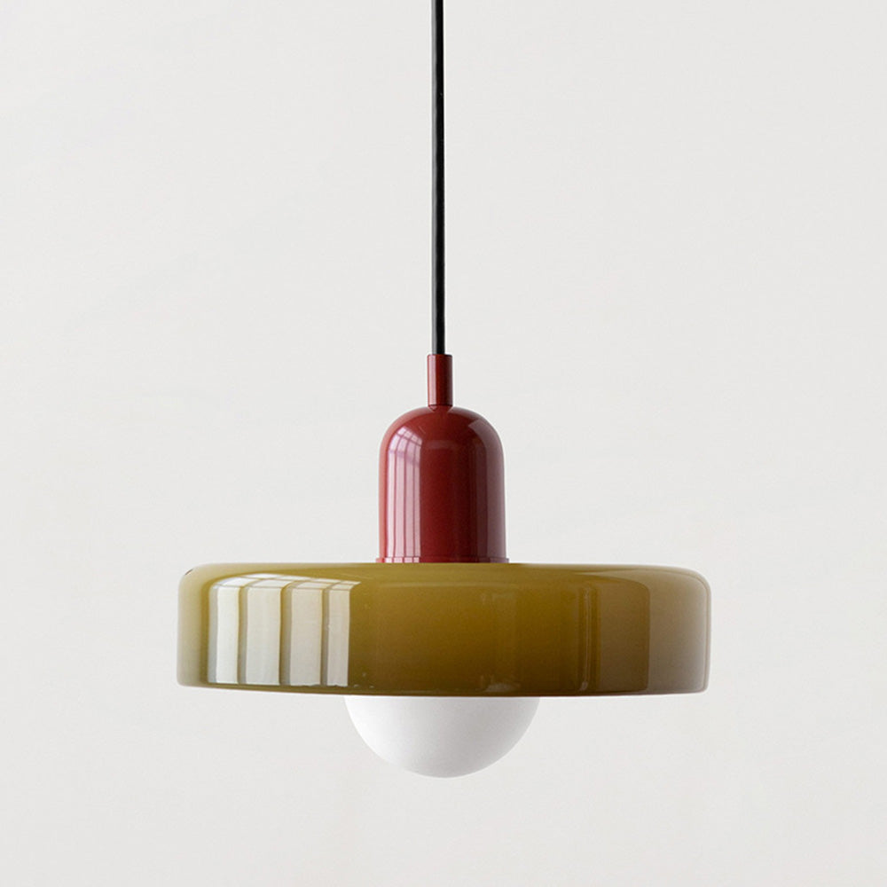 Bauhaus ColorGlass – Pendellampe i Farvet Glas med Ikonisk Bauhaus Design til Moderne Indretning