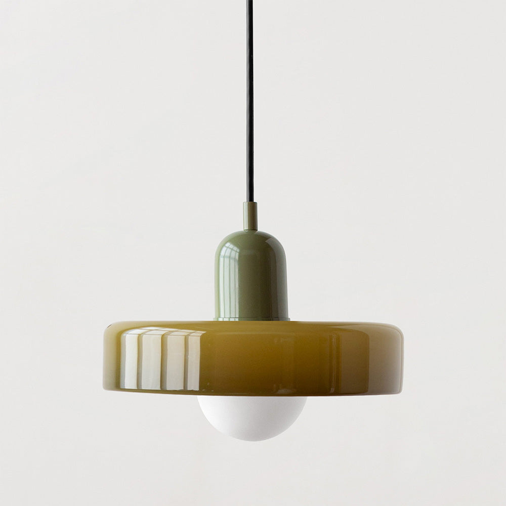 Bauhaus ColorGlass – Pendellampe i Farvet Glas med Ikonisk Bauhaus Design til Moderne Indretning