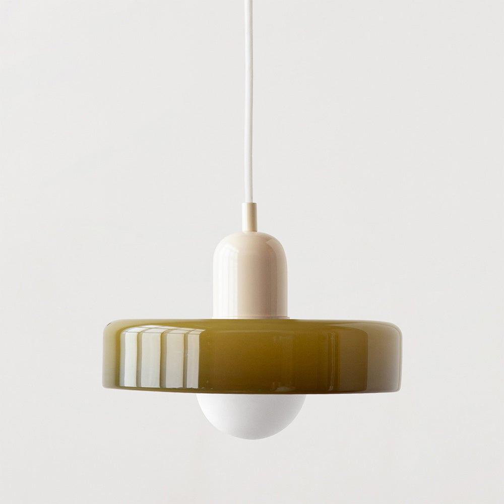 Bauhaus ColorGlass – Pendellampe i Farvet Glas med Ikonisk Bauhaus Design til Moderne Indretning