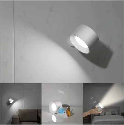 EasyStick Glow – Trådløs LED Væglampe med Nem Montering til Fleksibel Belysning Inde og Ude