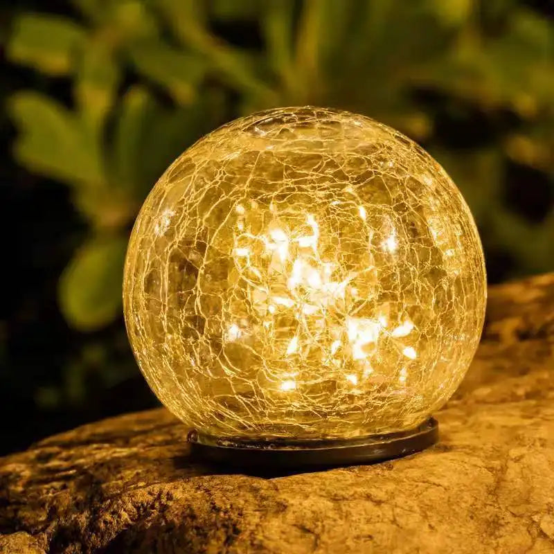SparkleSphere Lampe – Magisk Solcelledrevet Havelampe