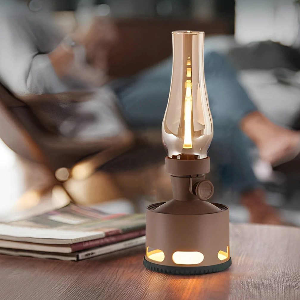 VintageGlow – LED Lanterne i Retro Design til Hygge og Udendørs Stemning