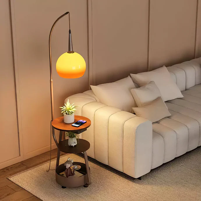 Bauhaus – Moderne Natbordslampe i Klassisk Bauhaus Design til Soveværelset