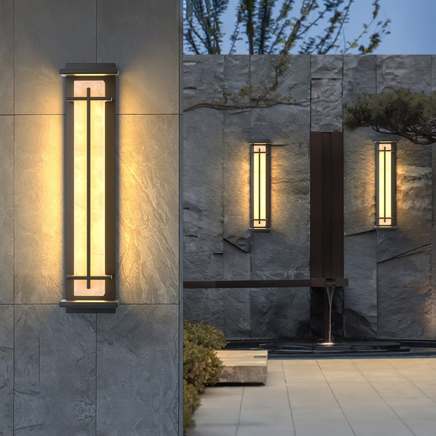 SquareGlow Outdoor – Firkantet Udendørs Væglampe i Moderne Design til Facade og Terrasse