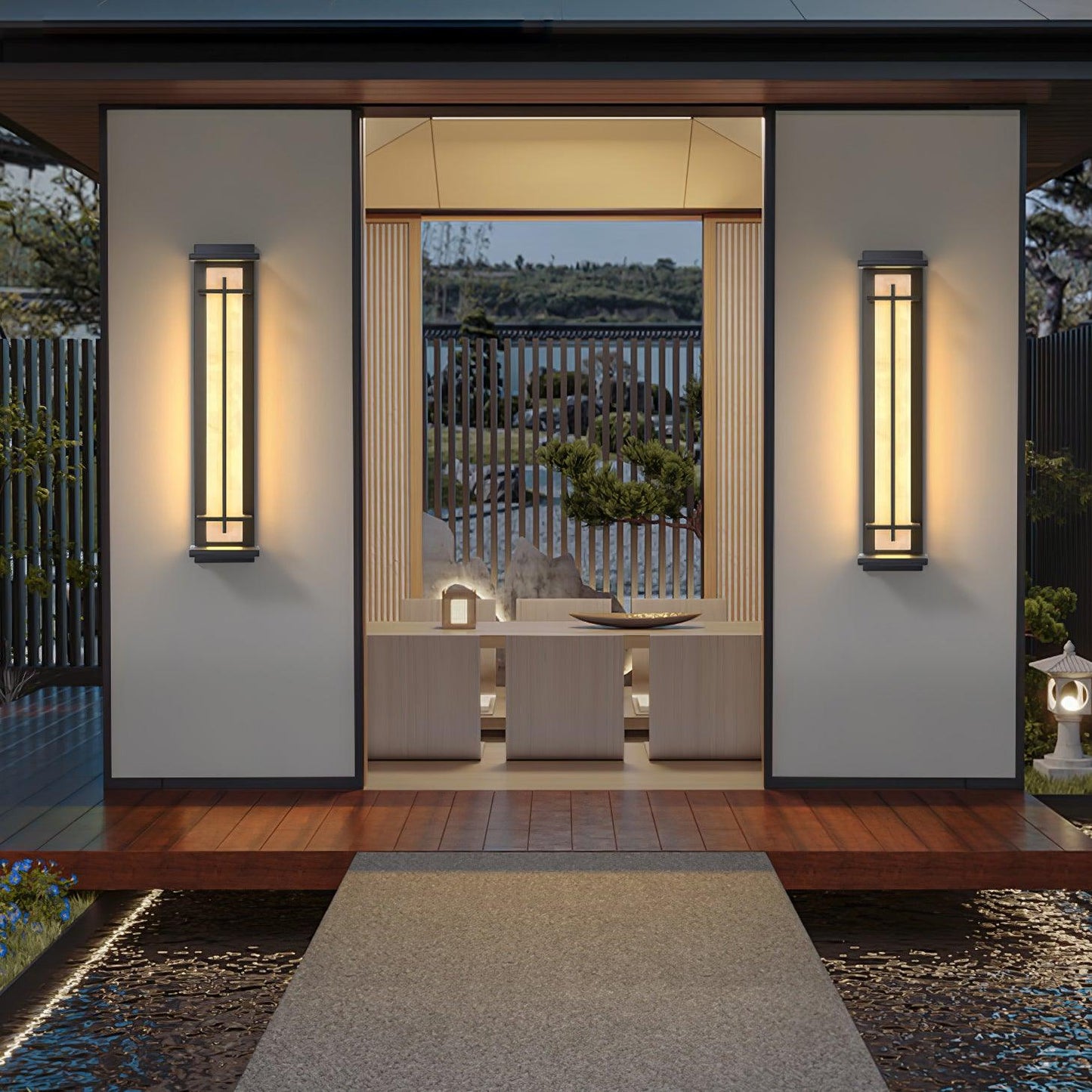 SquareGlow Outdoor – Firkantet Udendørs Væglampe i Moderne Design til Facade og Terrasse