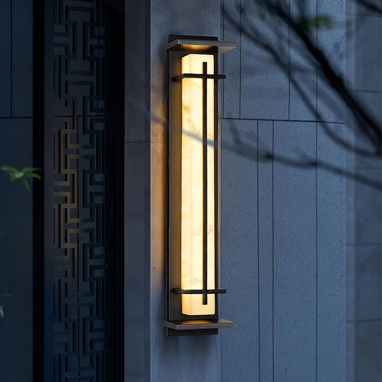 SquareGlow Outdoor – Firkantet Udendørs Væglampe i Moderne Design til Facade og Terrasse