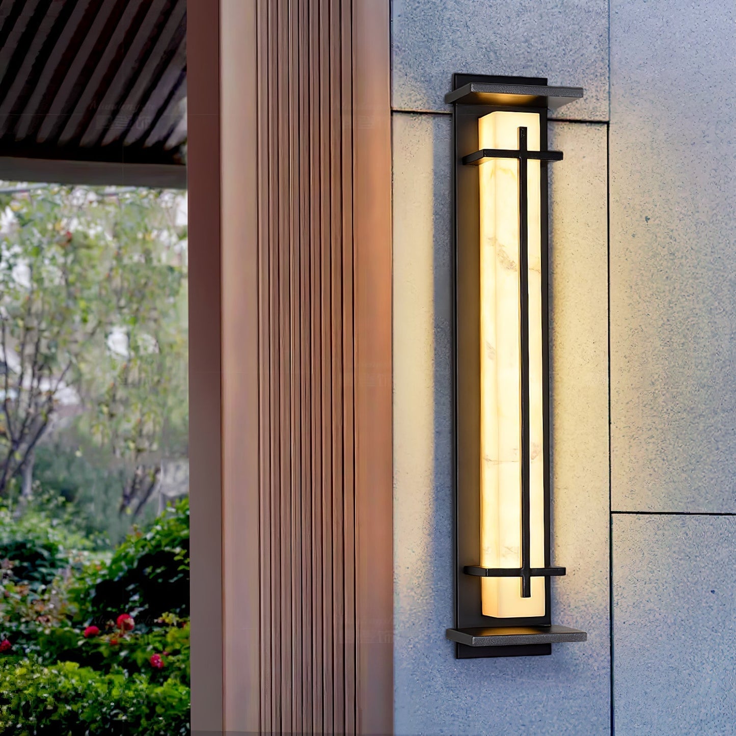 SquareGlow Outdoor – Firkantet Udendørs Væglampe i Moderne Design til Facade og Terrasse