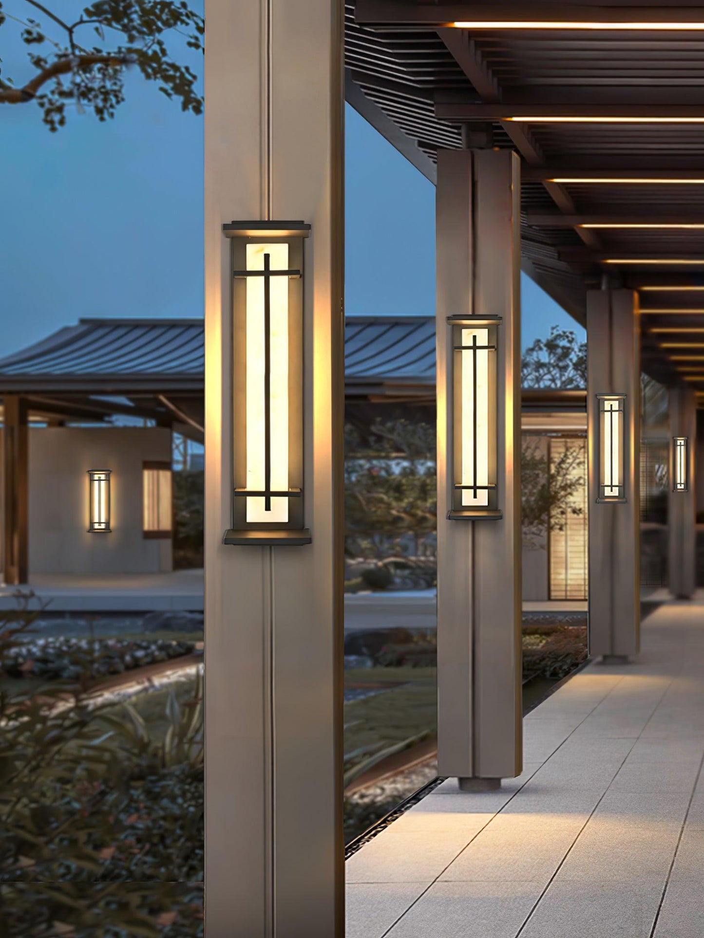 SquareGlow Outdoor – Firkantet Udendørs Væglampe i Moderne Design til Facade og Terrasse