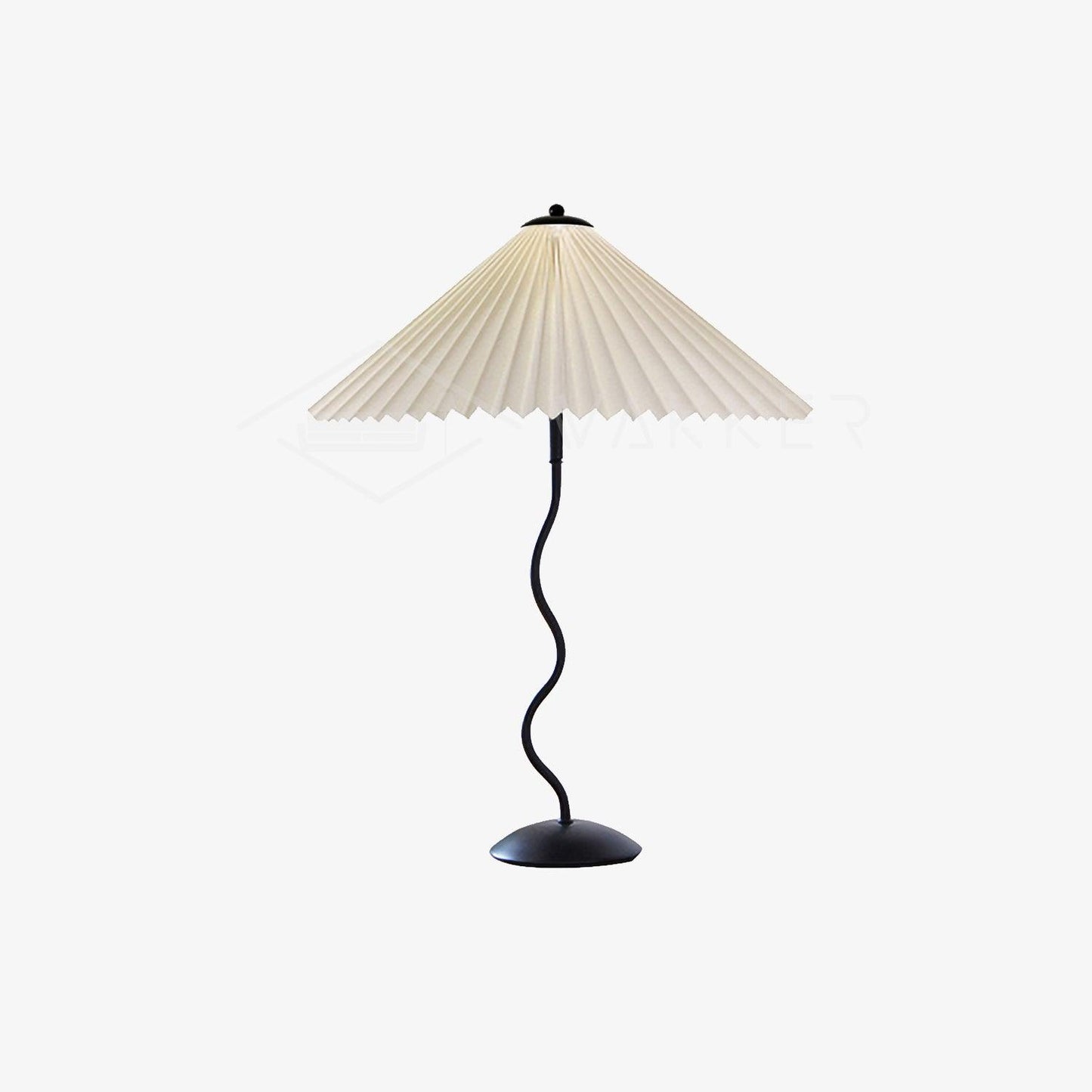 Squiggle bordlampe – Moderne stilfuld lampe til stue, soveværelse og kontor