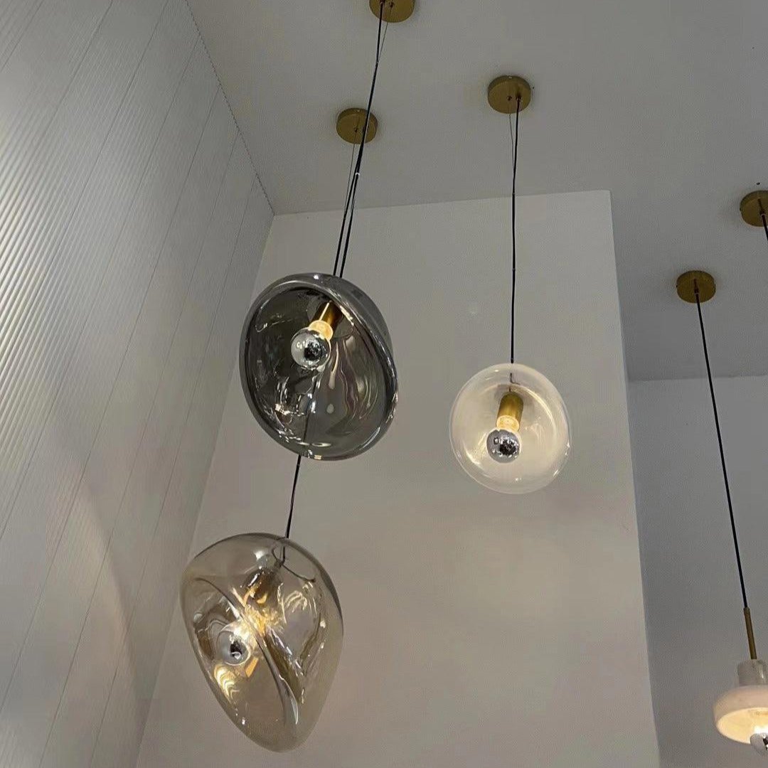 Suspenderet vanddråbe pendel lampe – Elegant moderne hængelampe til stue, køkken og spisestue