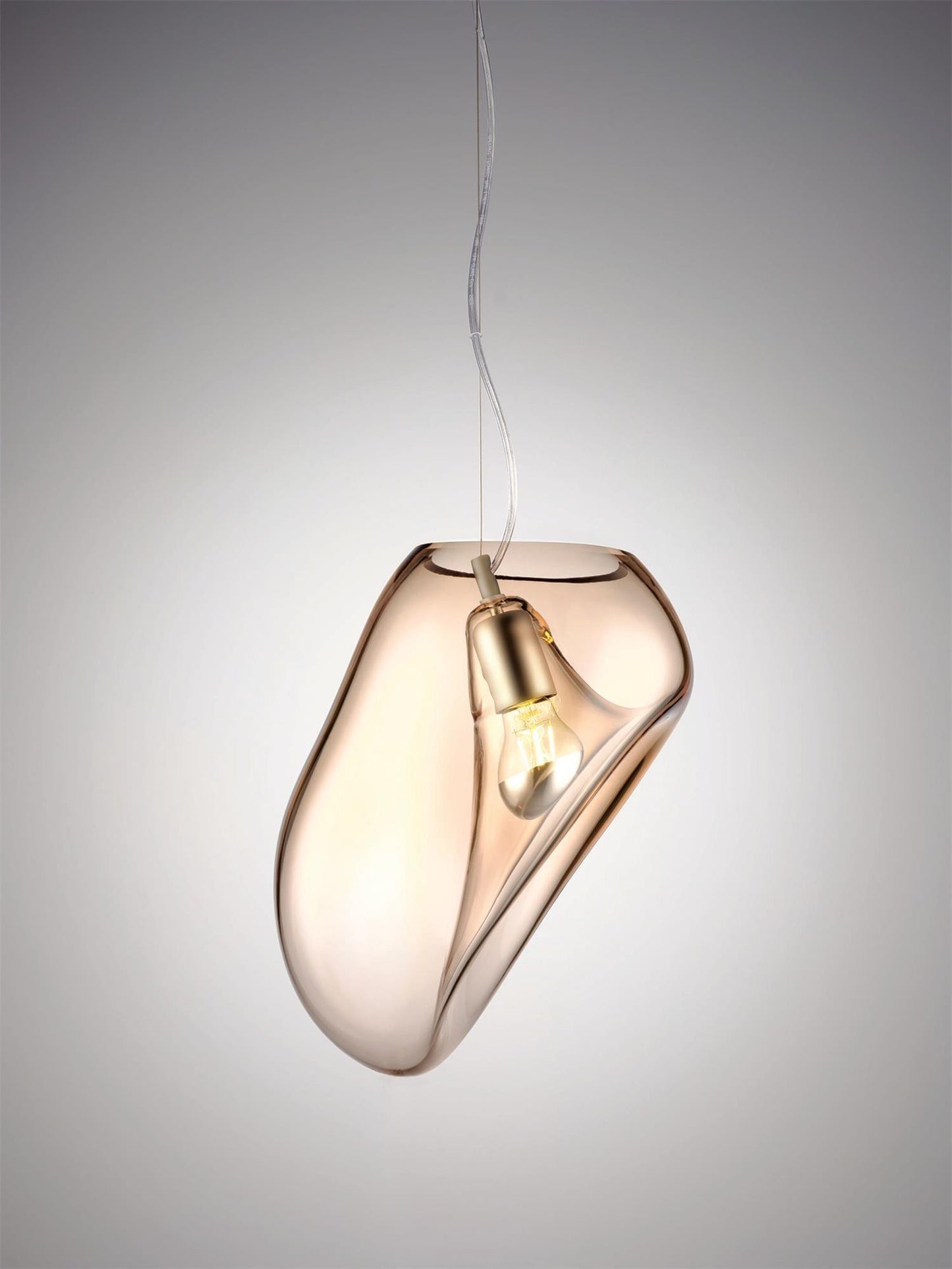 Suspenderet vanddråbe pendel lampe – Elegant moderne hængelampe til stue, køkken og spisestue