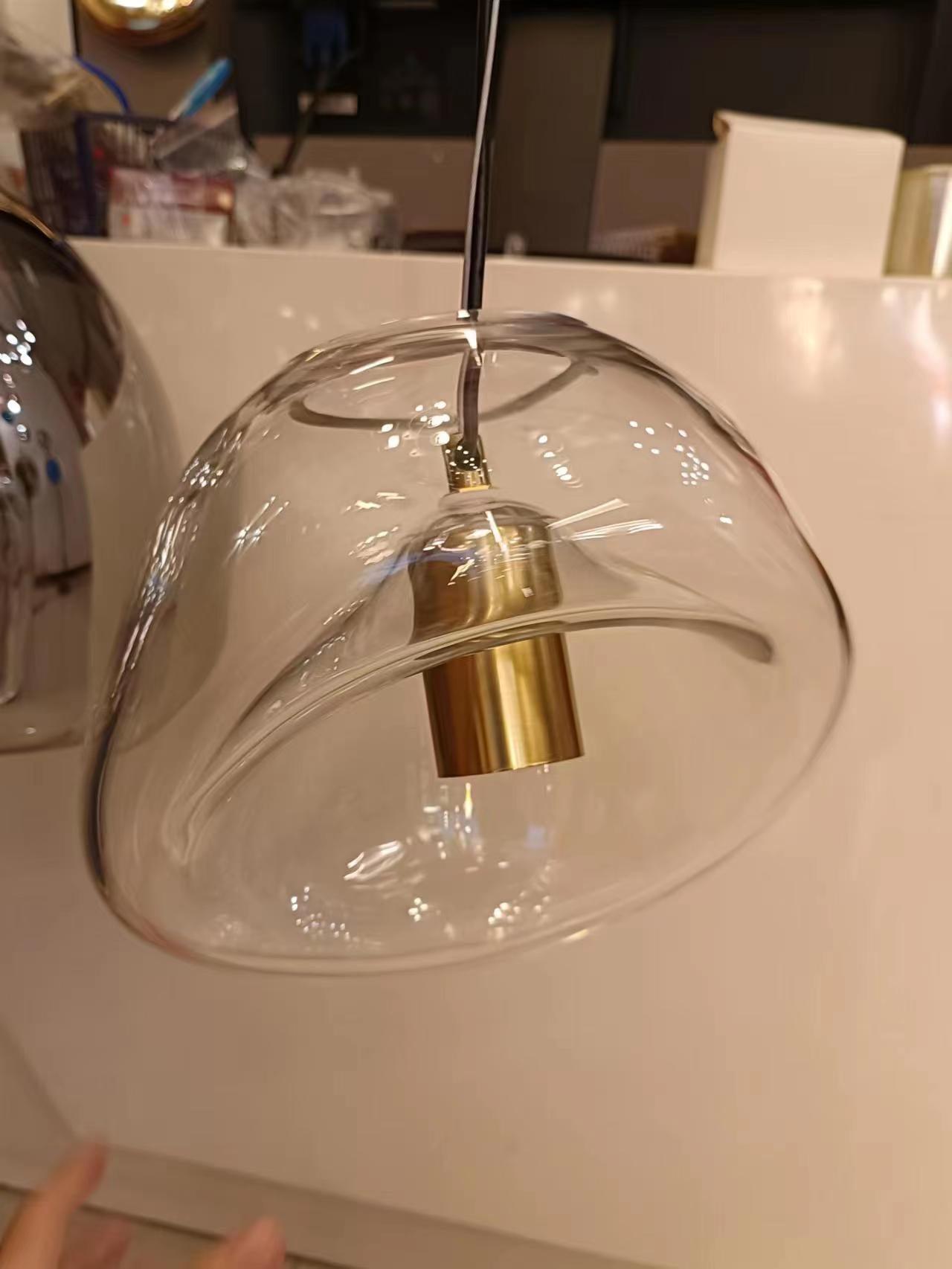 Suspenderet vanddråbe pendel lampe – Elegant moderne hængelampe til stue, køkken og spisestue