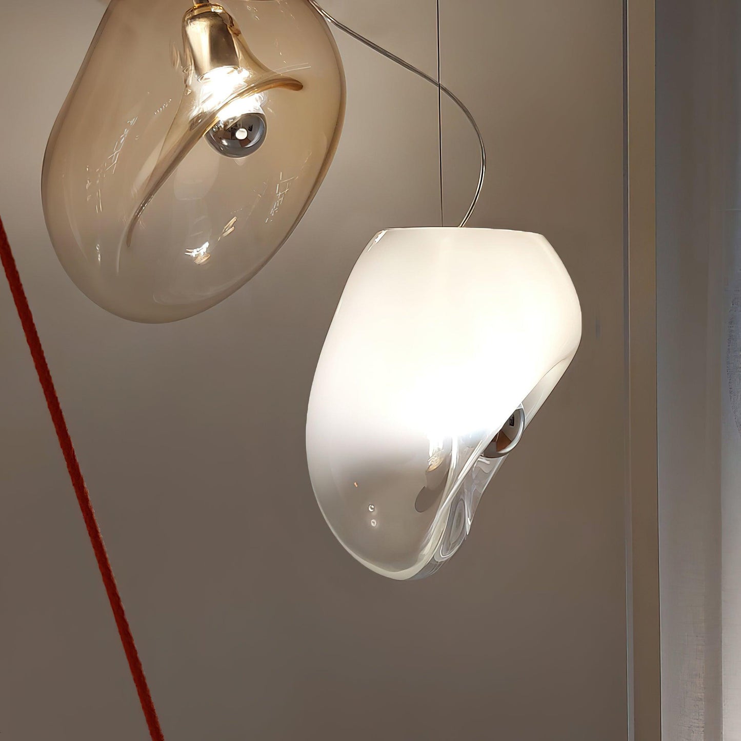Suspenderet vanddråbe pendel lampe – Elegant moderne hængelampe til stue, køkken og spisestue