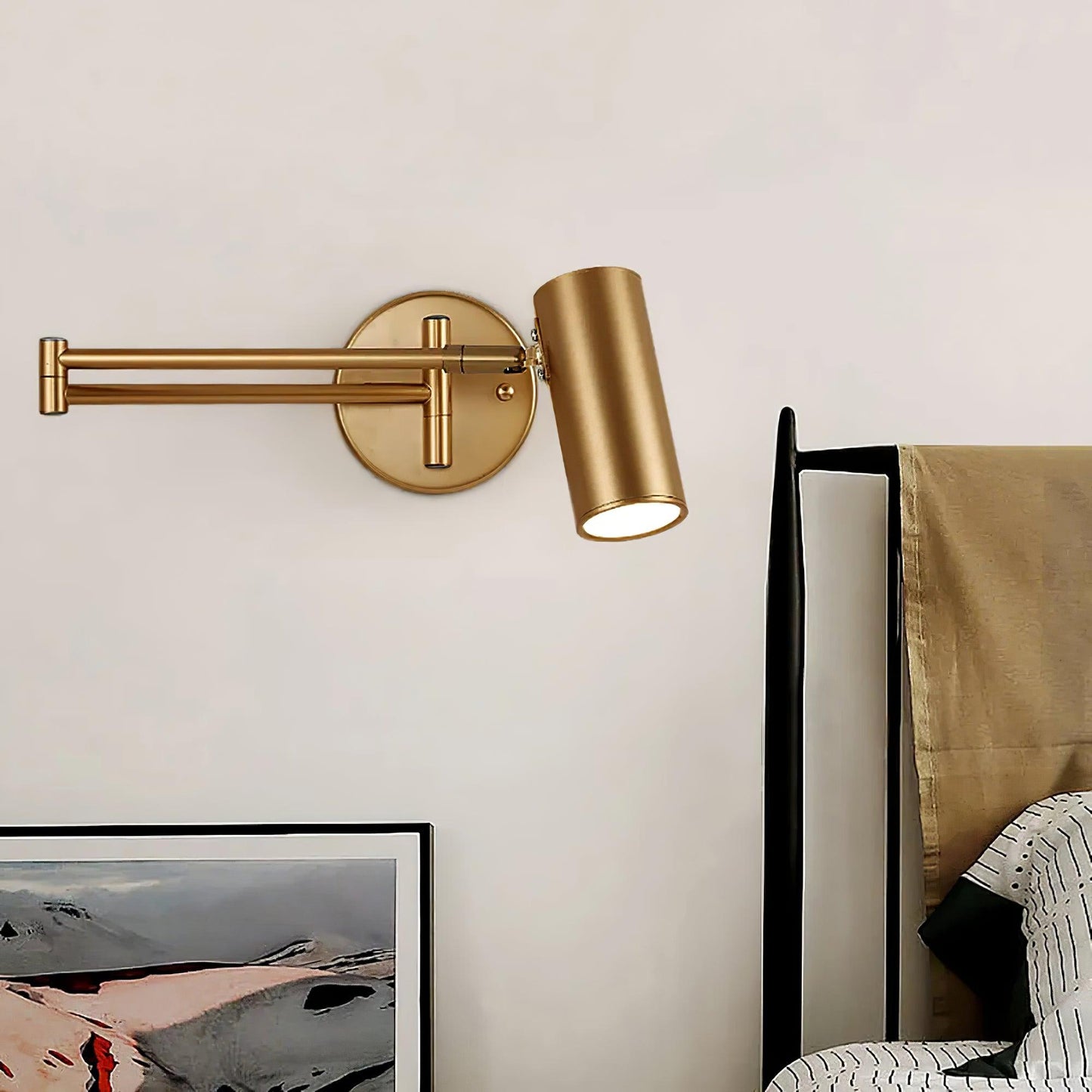 FlexArm Light – Justerbar Svingarm Væglampe til Funktionel og Dekorativ Belysning