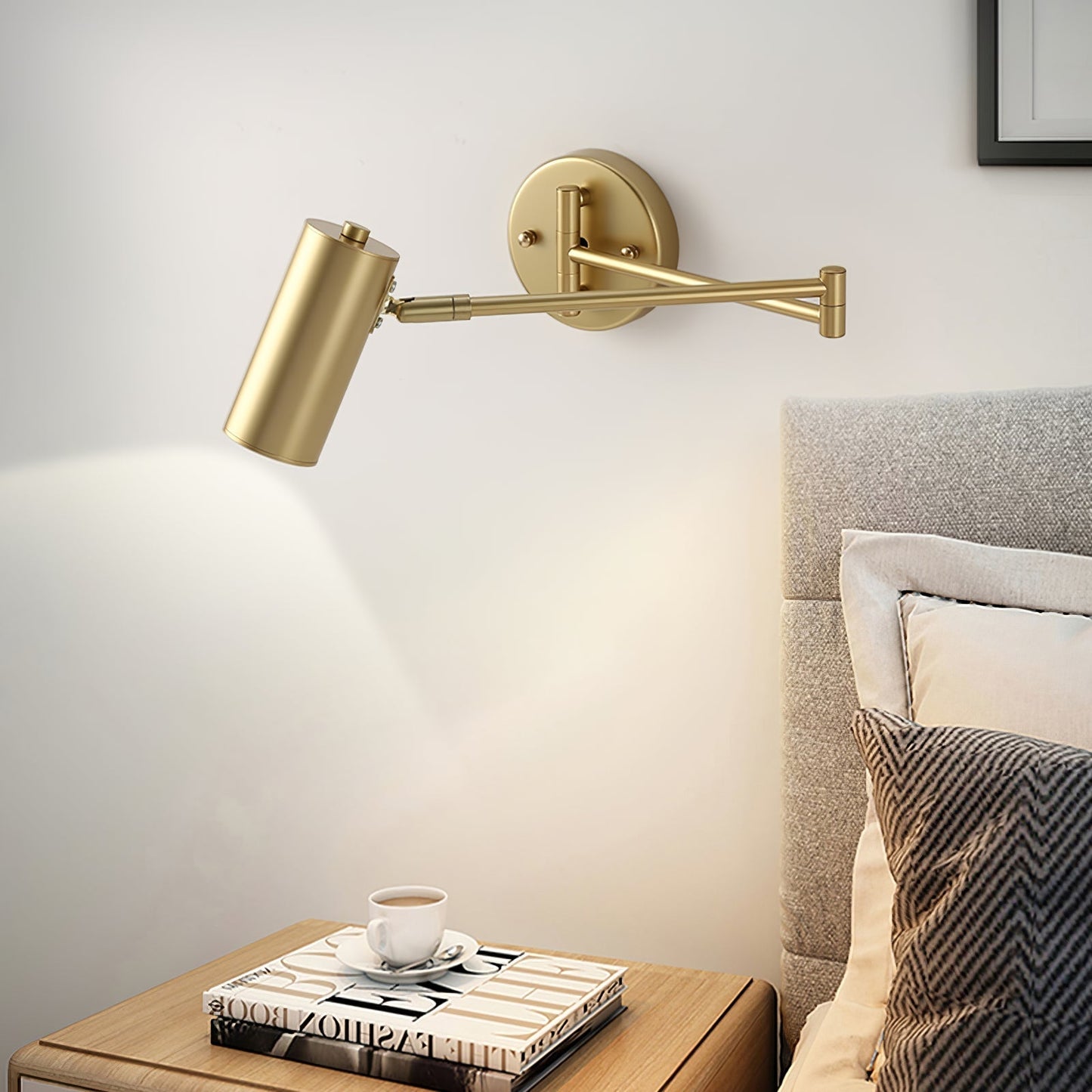 FlexArm Light – Justerbar Svingarm Væglampe til Funktionel og Dekorativ Belysning