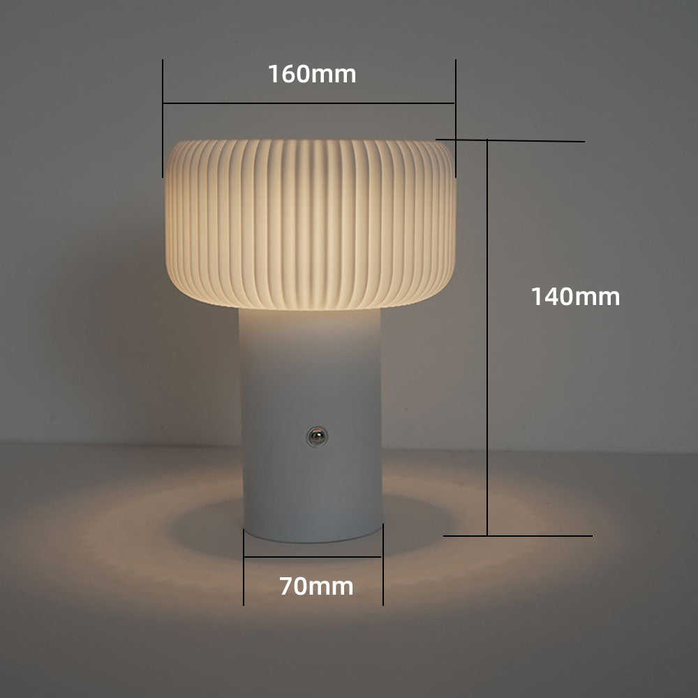 Mushroom Glow – Svampeformet Natbordlampe i Unikt Design til Soveværelset