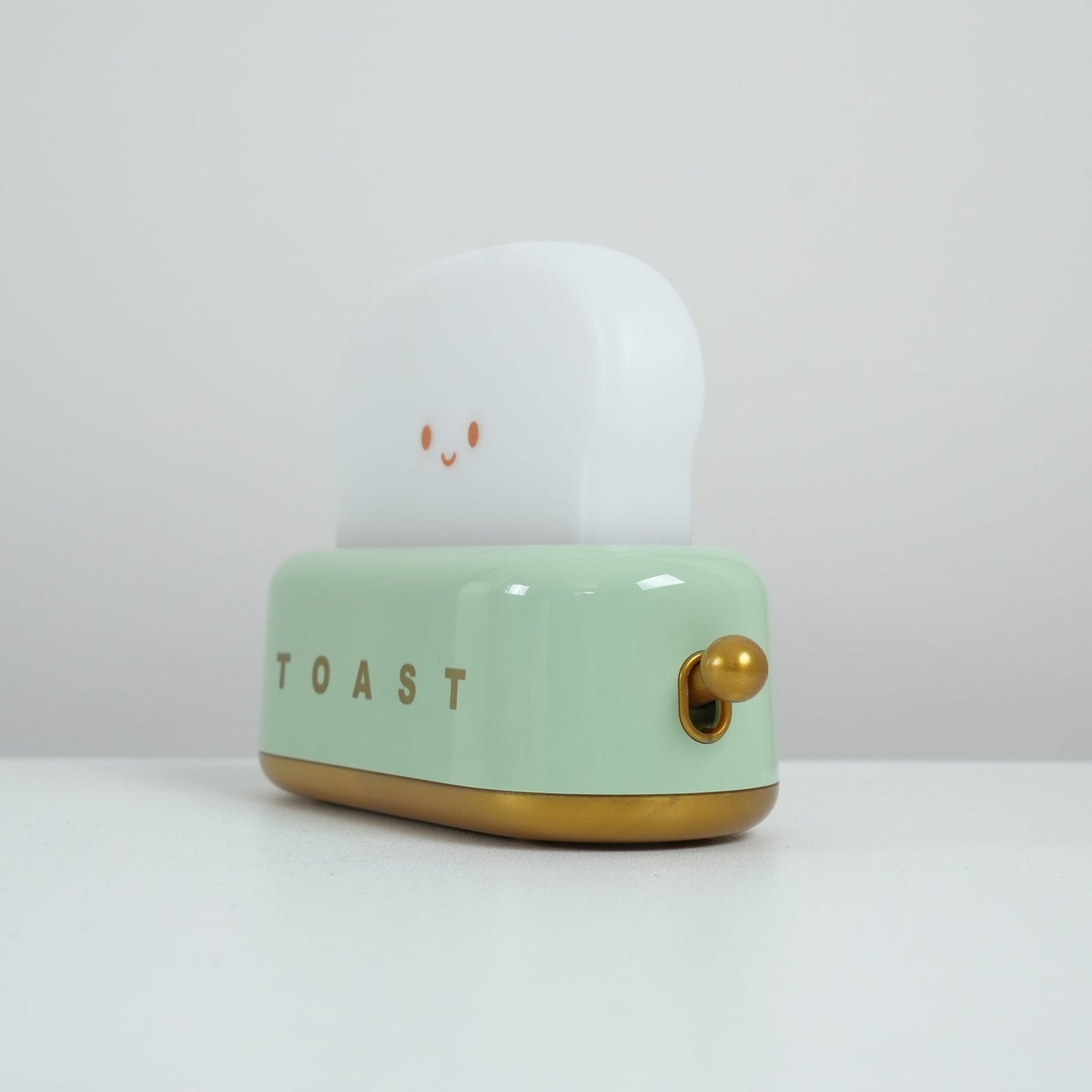 Design af brødrister bordlampe med indbygget batteri – Moderne stilfuld lampe til stue, soveværelse og kontor